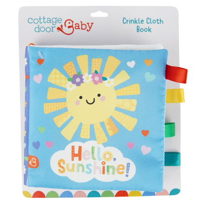 Hello, Sunshine! Cloth Book With Ribbon Tags