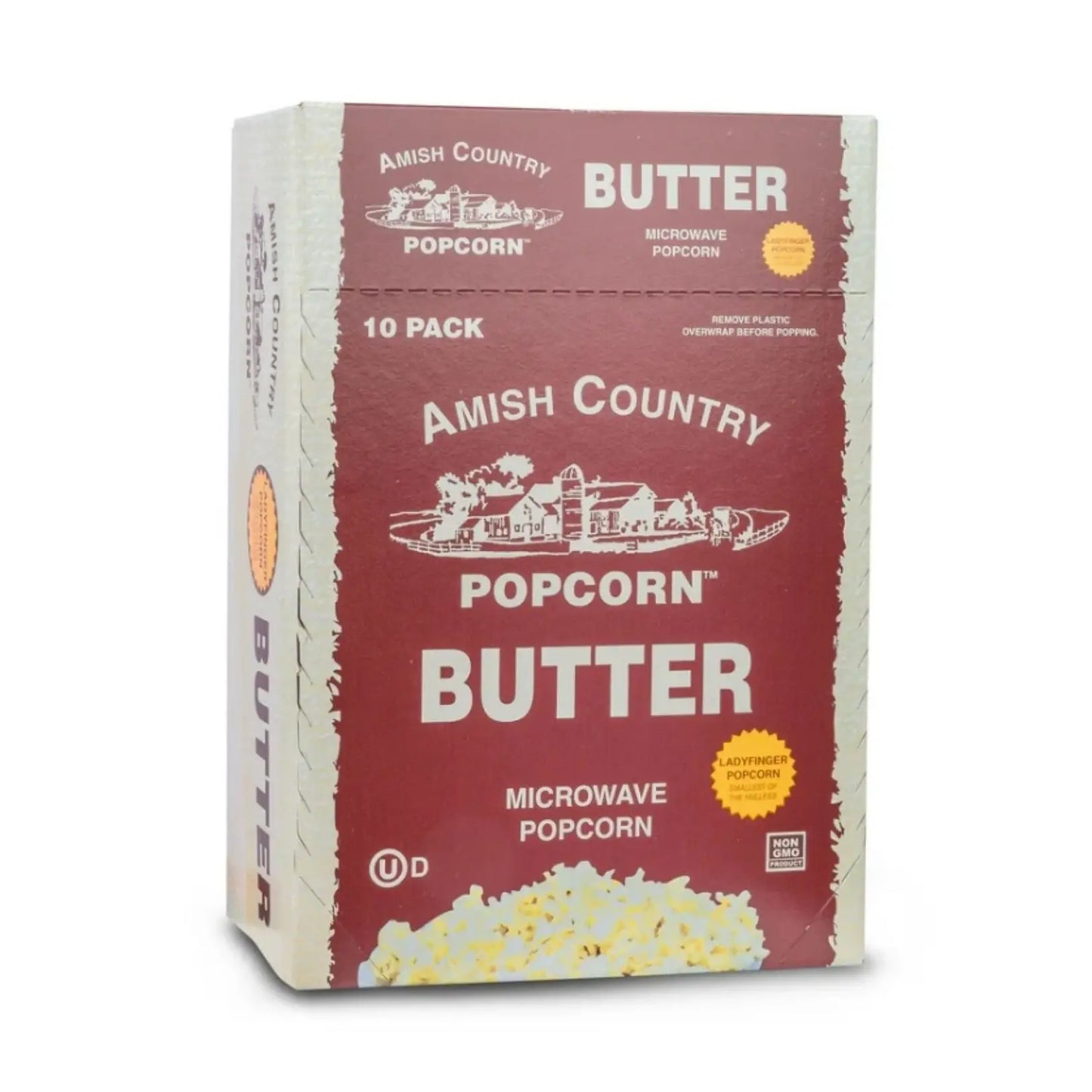 Amish Country Microwave Popcorn 10 Pack - Flavor Options