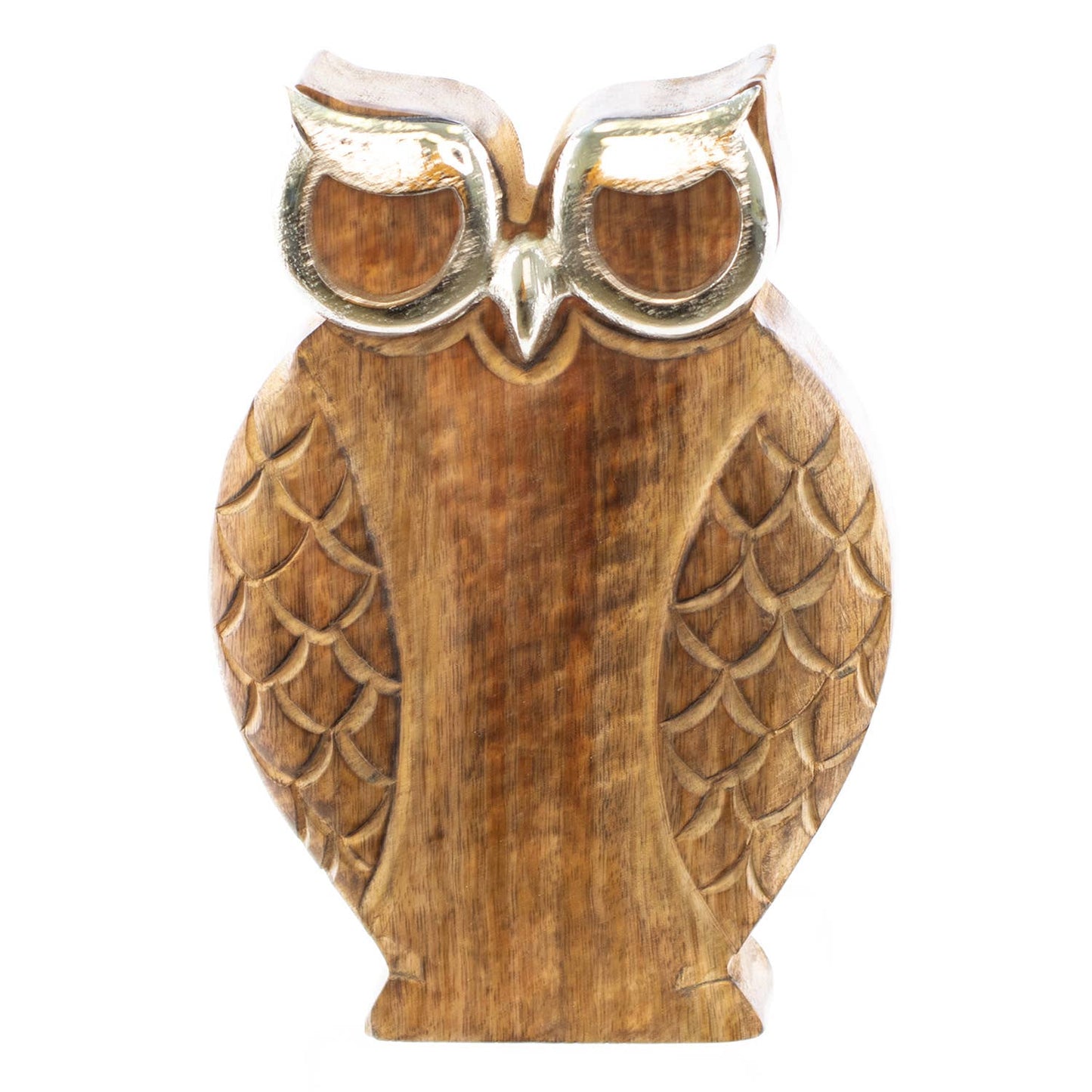 Oliver Wooden Decorative Owl Statuary