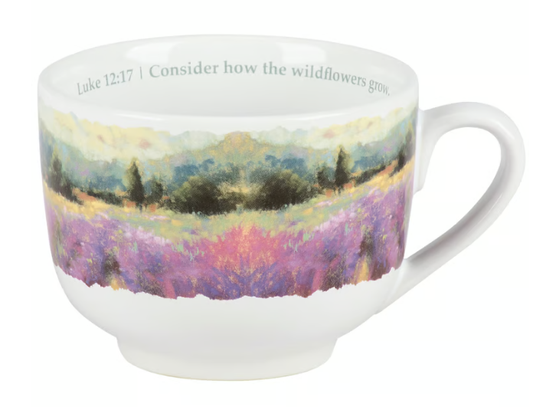 "Consider How the Wildflowers Grow" 20oz Mug