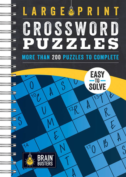 Large Print Crossword Puzzles – 200+ Puzzles for Adults