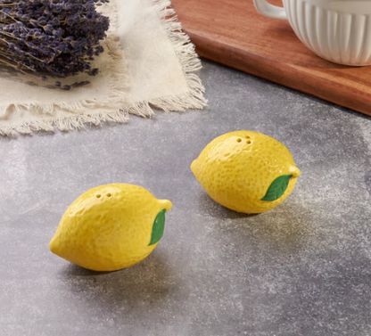 Lemon Salt And Pepper Shakers