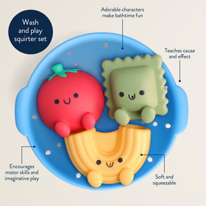 Pasta Splash Pals™ Bath Toy - Itzy Ritzy