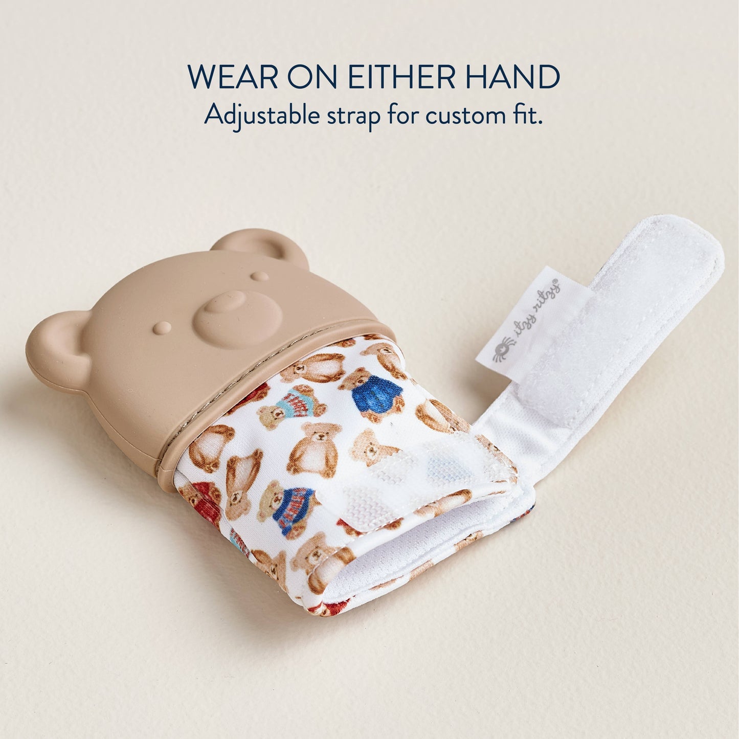 Vintage Bear Teething Mitt®- Itzy Ritzy
