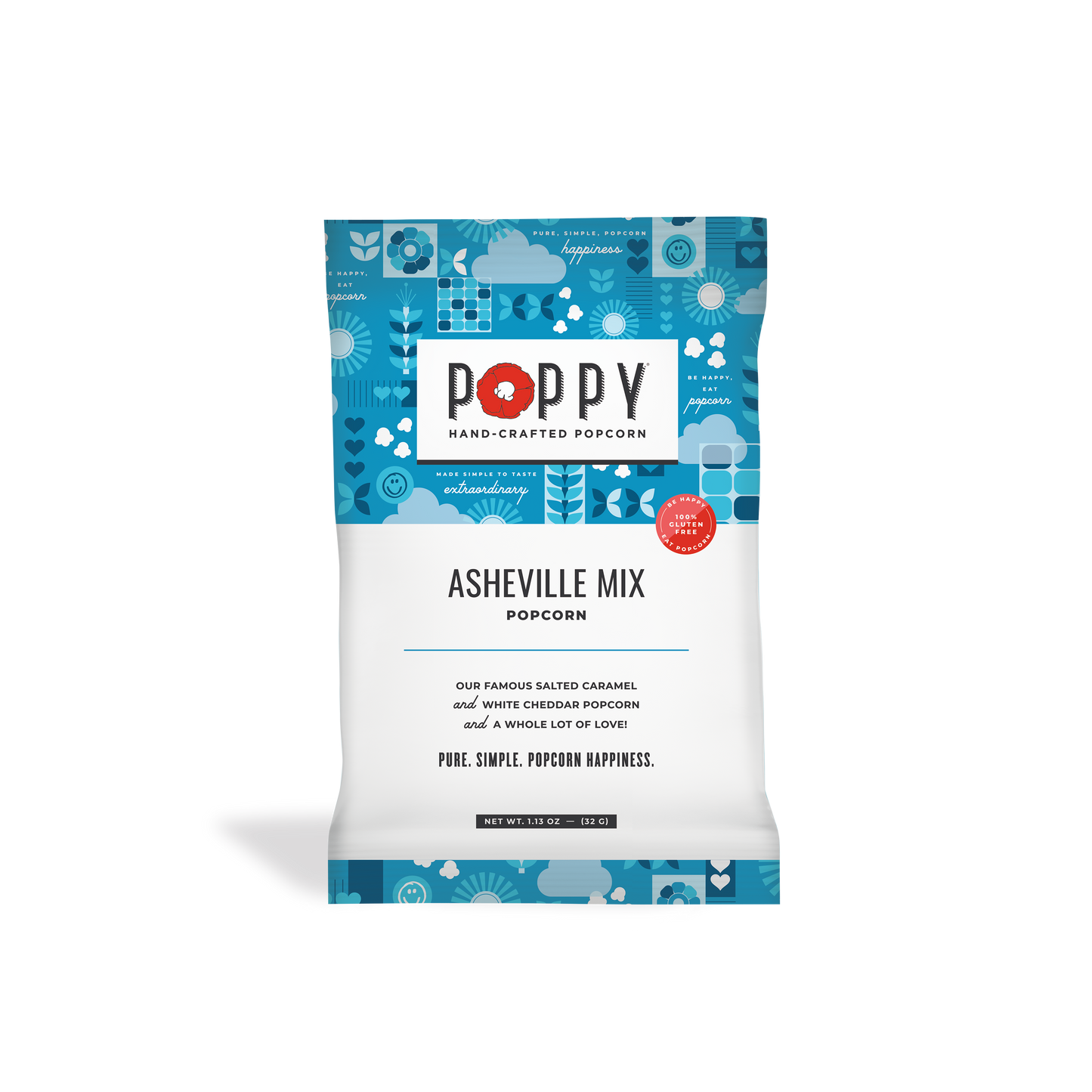 Asheville Mix Snack Bag Poppy Popcorn
