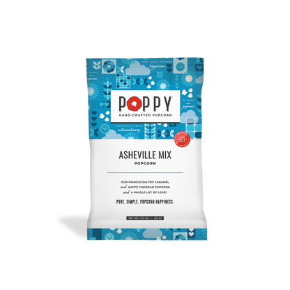 Asheville Mix Snack Bag Poppy Popcorn