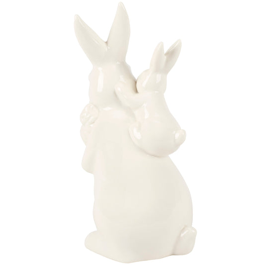 Mother & Baby Bunny Statuary