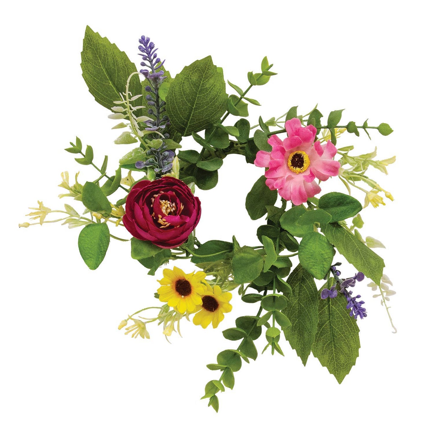 Breezy Summer Blooms Candle Ring - 3”