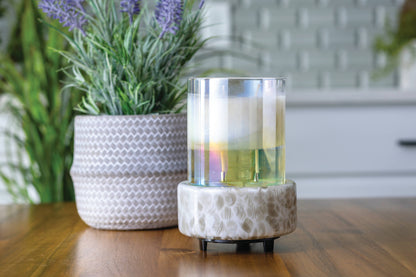 Swirl Glass 2-in-1 Wax and Candle Warmer