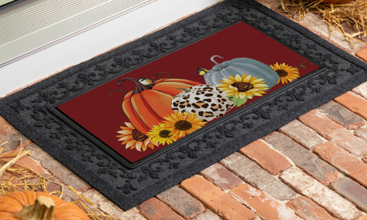 Animal Print Pumpkin Sassafras Switch Mat Insert