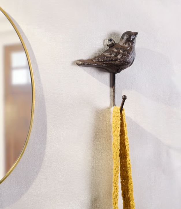 Chickadee Metal Wall Hook