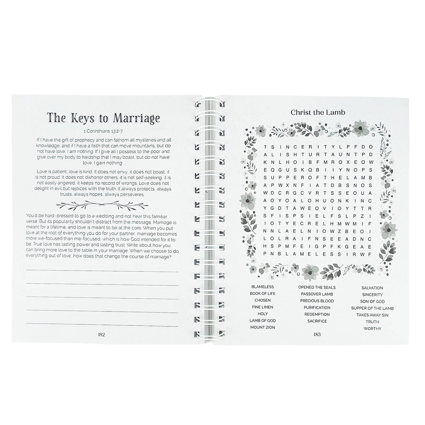 Devotional Puzzle Journal - Puzzle Gift Book