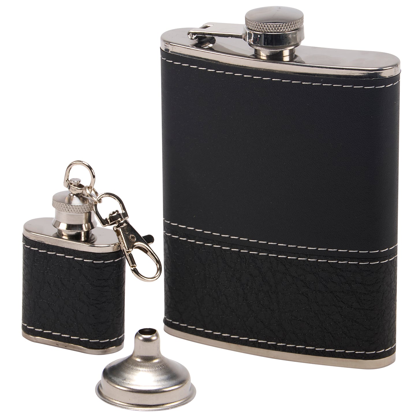 Flask Set  - flask, mini flask and funnel