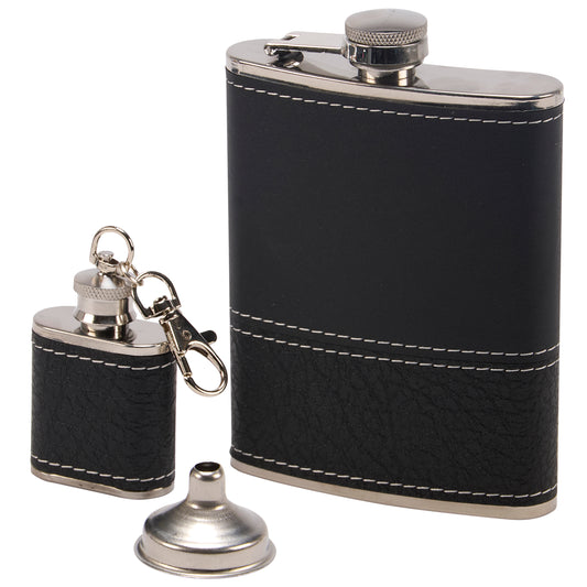 Flask Set  - flask, mini flask and funnel