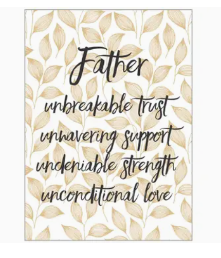 Father Unbreakable Trust - Father's Day Greeting Card