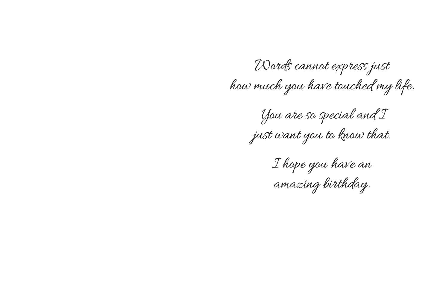 Birthday Greeting Card - Flowers and Seeds