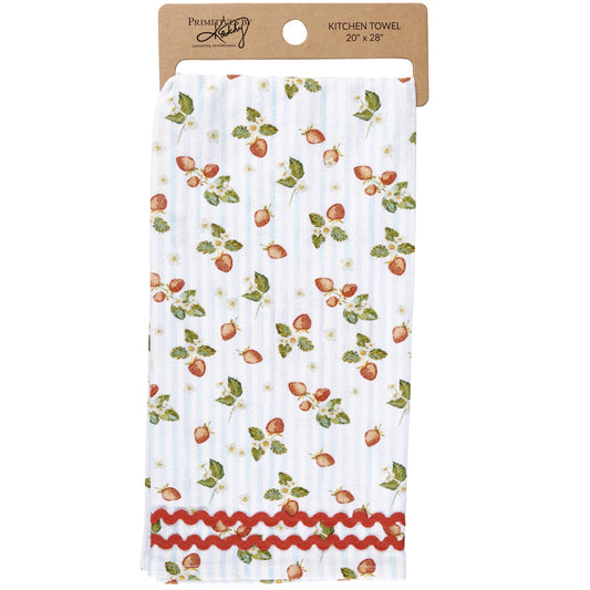 Kitchen Towel Berry Stripes