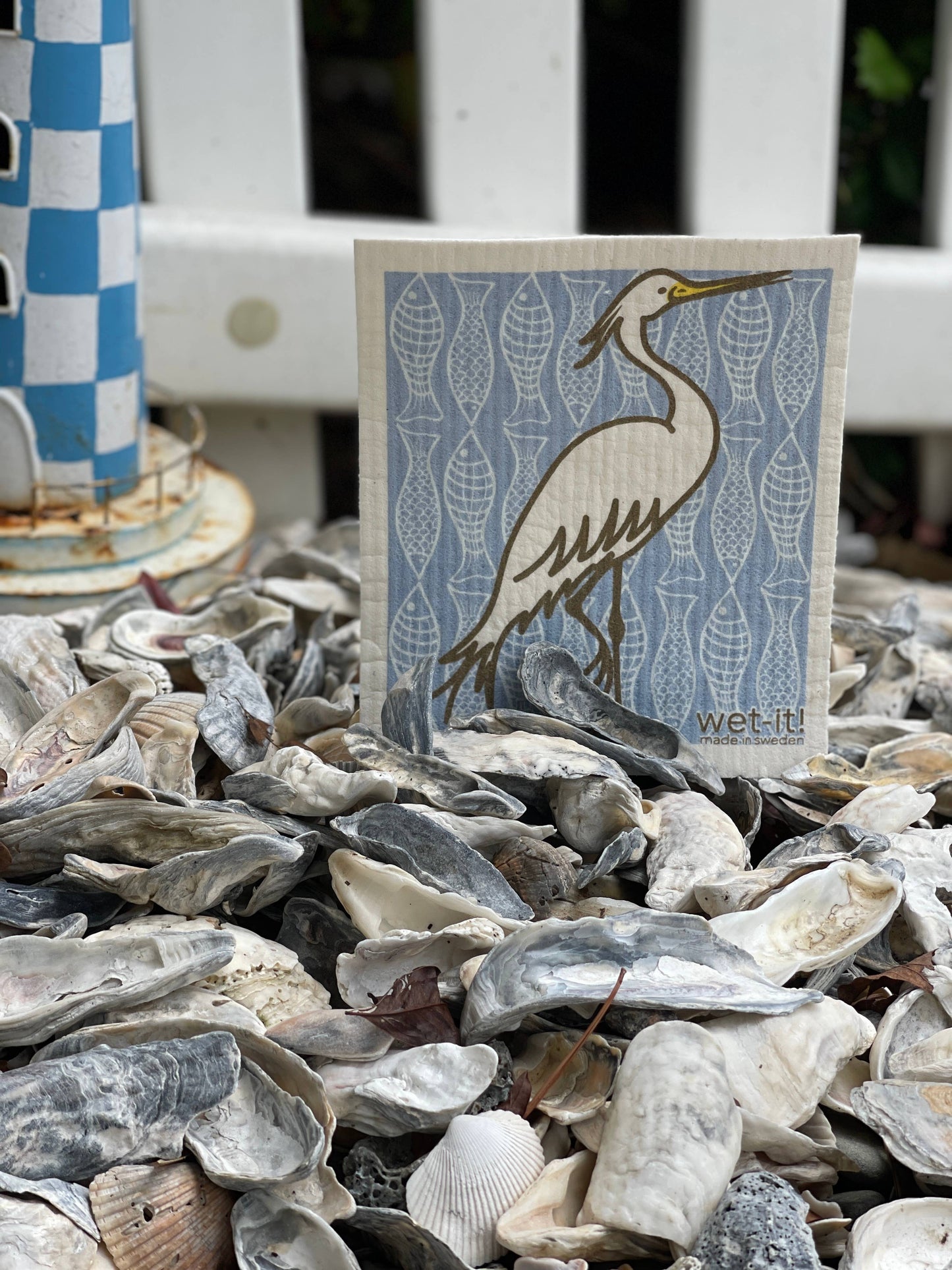 Hungry Heron Swedish Dishcloth