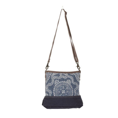 Navy Kilim Shoulder Bag - Myra