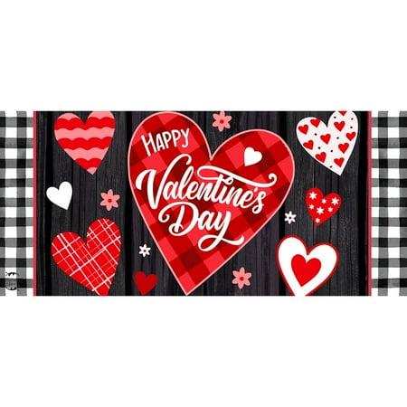 Scattered Hearts Doormat Insert