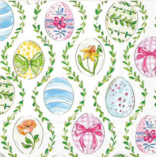 Cocktail Napkins - Easter Bunny Eggs