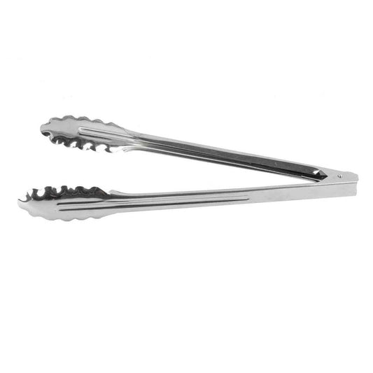 12" Stainless Steel Heavyweight Tongs
