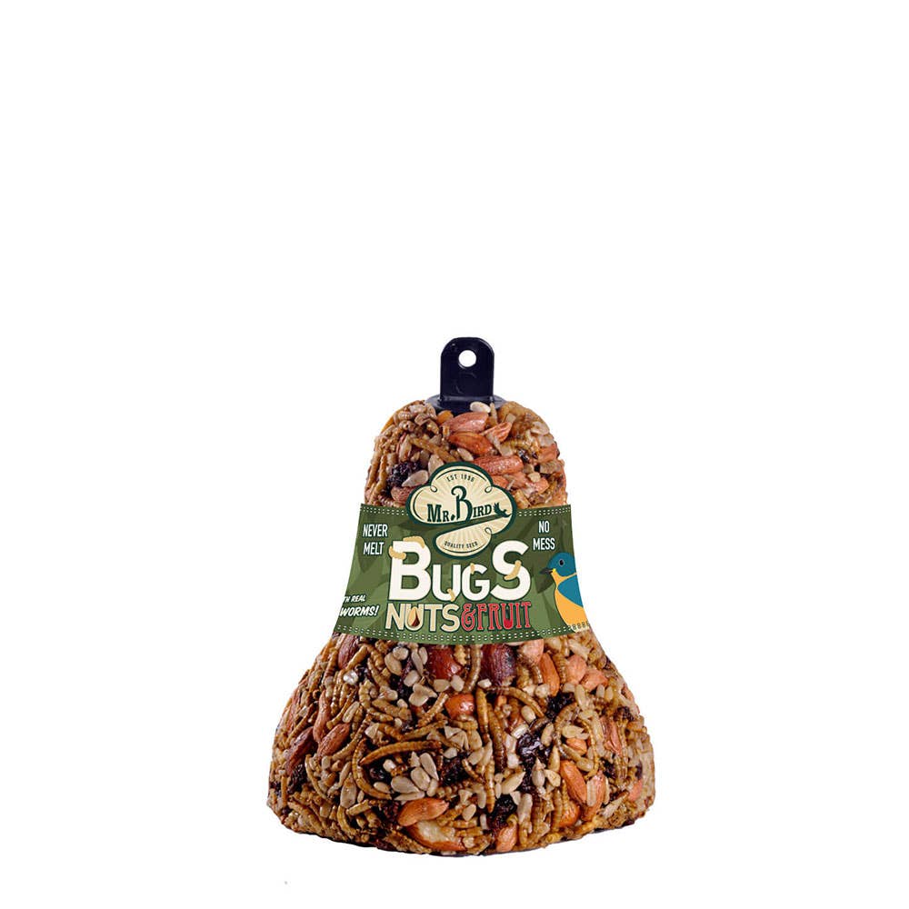Mr. Bird Bugs, Nuts & Fruit Birdseed Bell