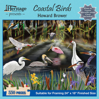 Coastal Birds 550 Piece Puzzle