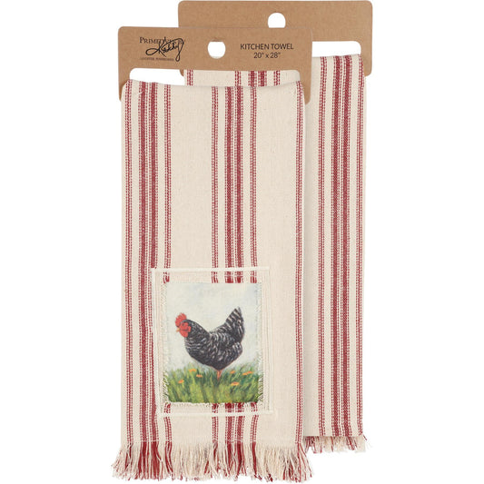 Plymouth Rock Chicken Kitchen Towel