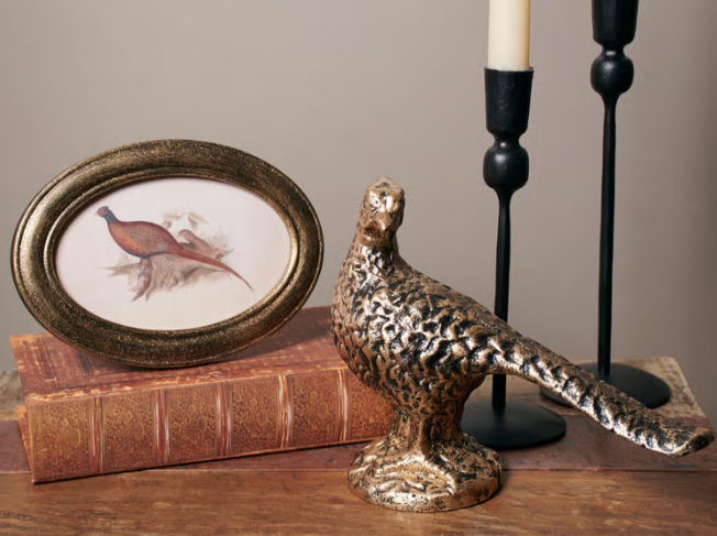 Pheasant Figurine - Metal
