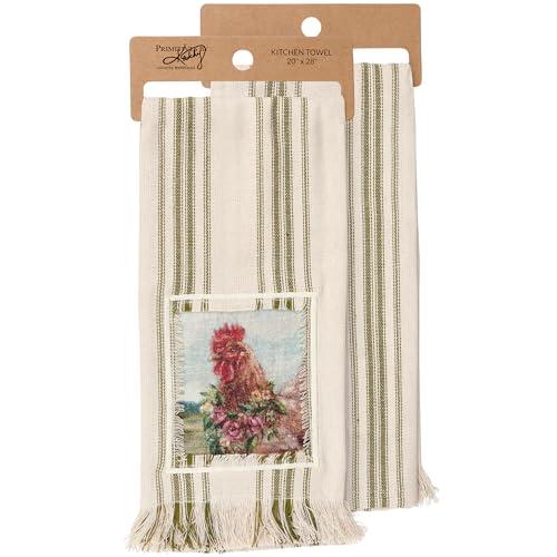 Kitchen Towel Floral Chicken