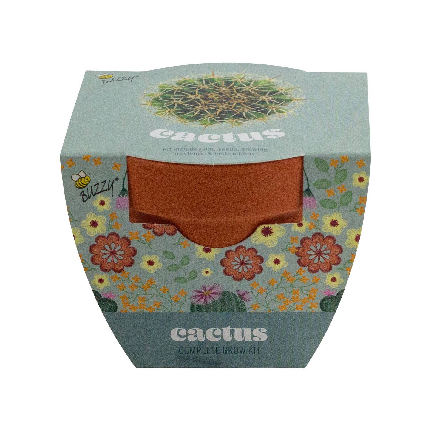 Cactus Grow Starter Kit with 3.3" Terracotta Pot