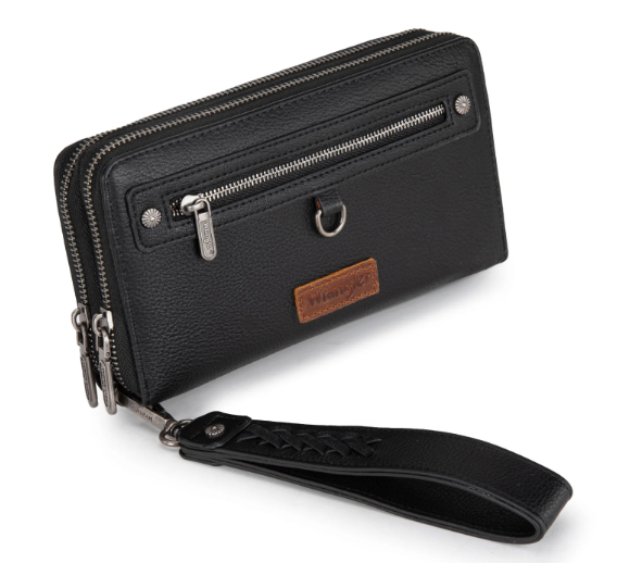 Dual Zipper Wristlet Wallet - Wrangler