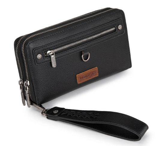 Dual Zipper Wristlet Wallet - Wrangler