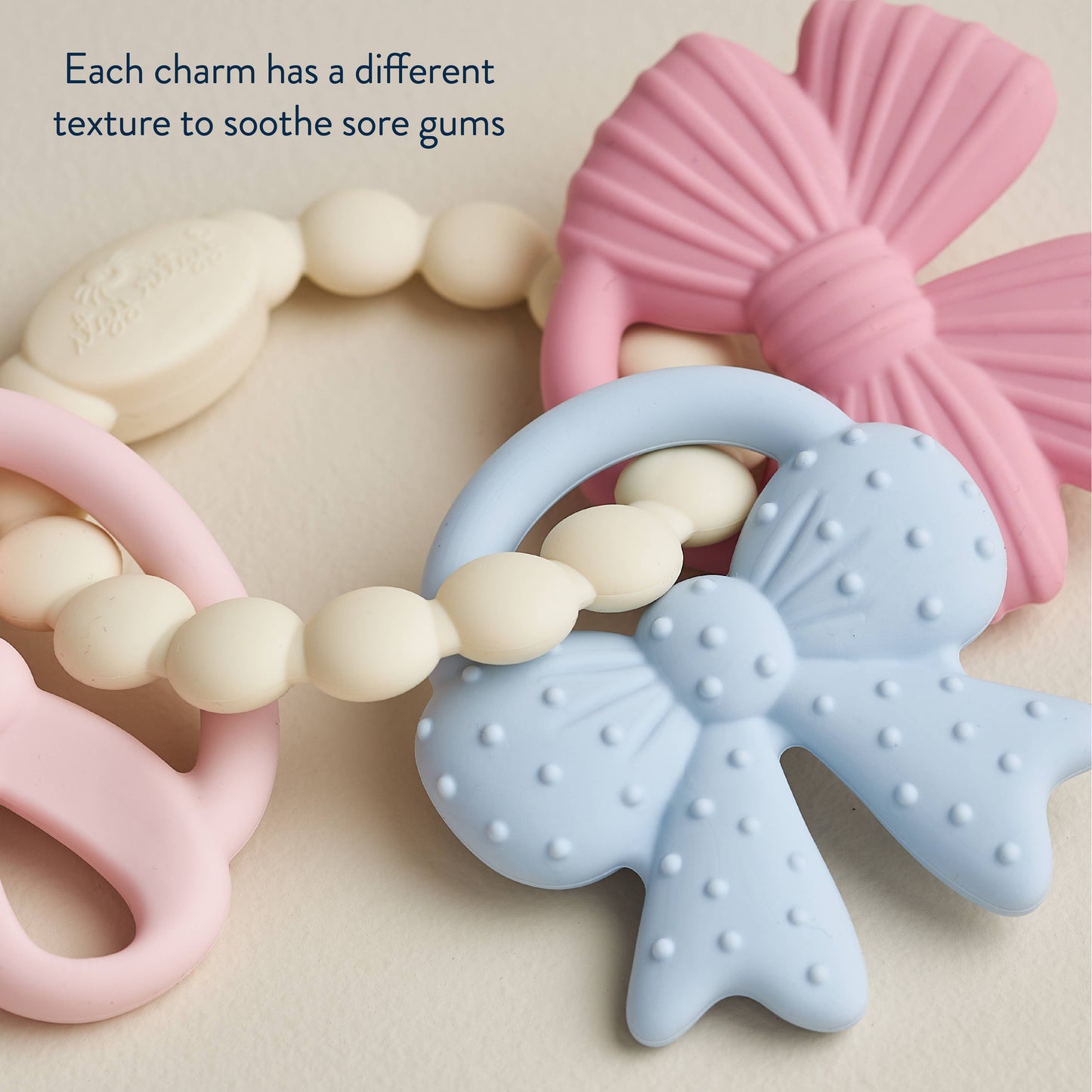 Itzy Trio™ Silicone Teether Bows - Itzy Ritzy