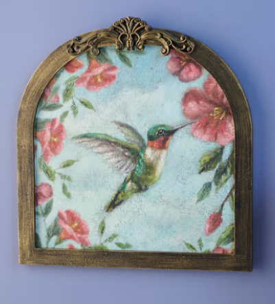 Humming Along - Hummingbird Framed Wall Art