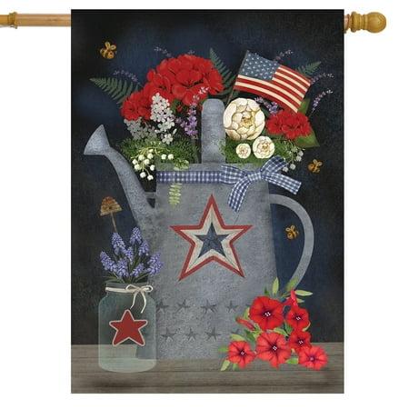 American Watering Can House Flag