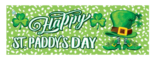 Happy St Paddy's Day Signature Sign - Custom Decor