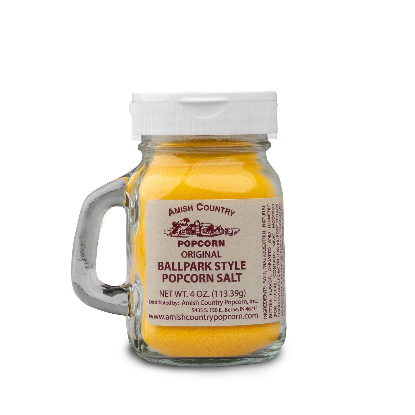 Amish Country 4.5oz Bottle of Ballpark-Style Popcorn Salt