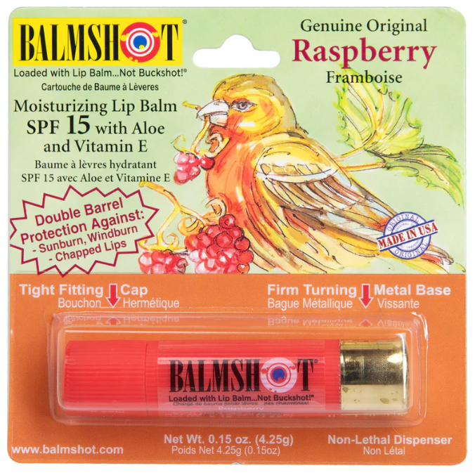 Balmshot Raspberry Moisturizing Lip Balm