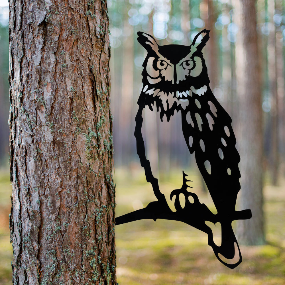 Metal Outdoor Art - Owl