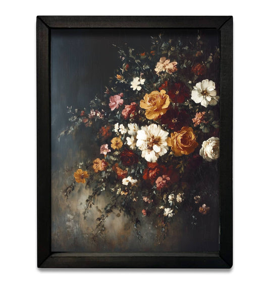 Autumn Bouquet Box Framed Art