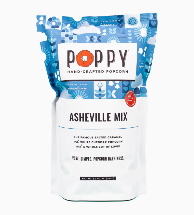 Asheville Mix Poppy Popcorn - White Cheddar and Salted Caramel