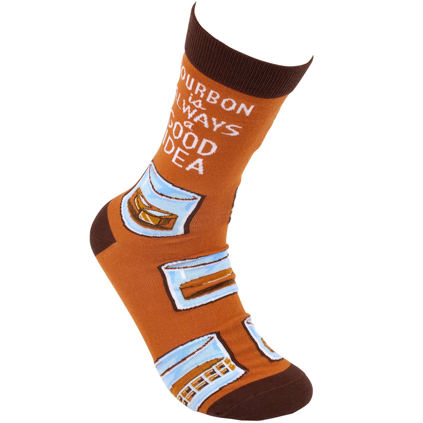 Bourbon Is Always A Good Idea Socks
