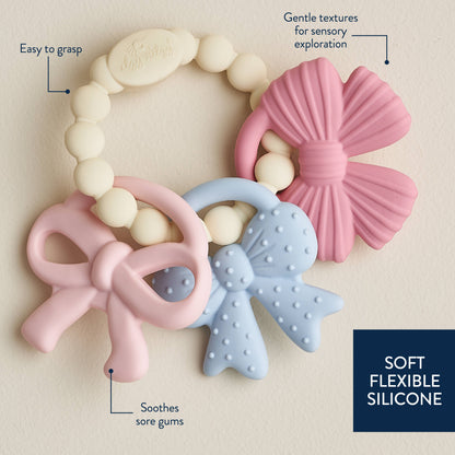 Itzy Trio™ Silicone Teether Bows - Itzy Ritzy