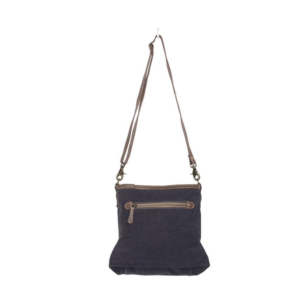 Navy Kilim Shoulder Bag - Myra