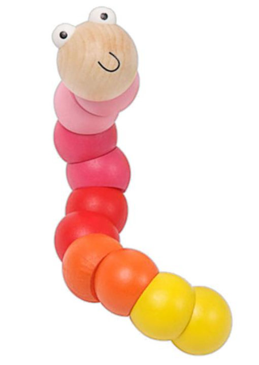 Wooden Twisty Worms - Baby Ganz