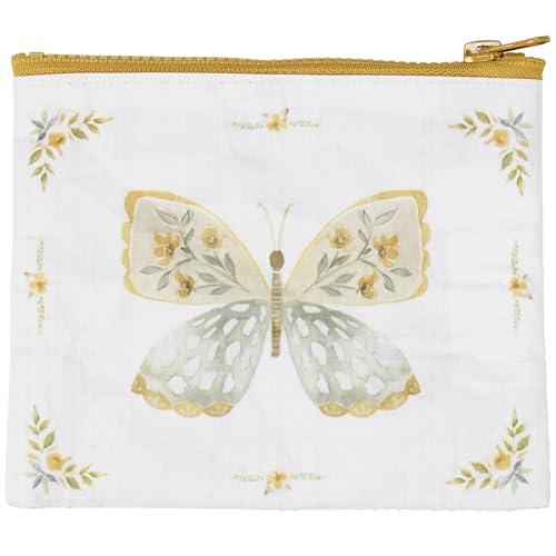 Primitives by Kathy Yellow Butterfly Zipper Wallet