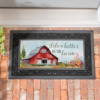Barn Sassafras Switch Mat, 22" x 10" Doormat Insert
