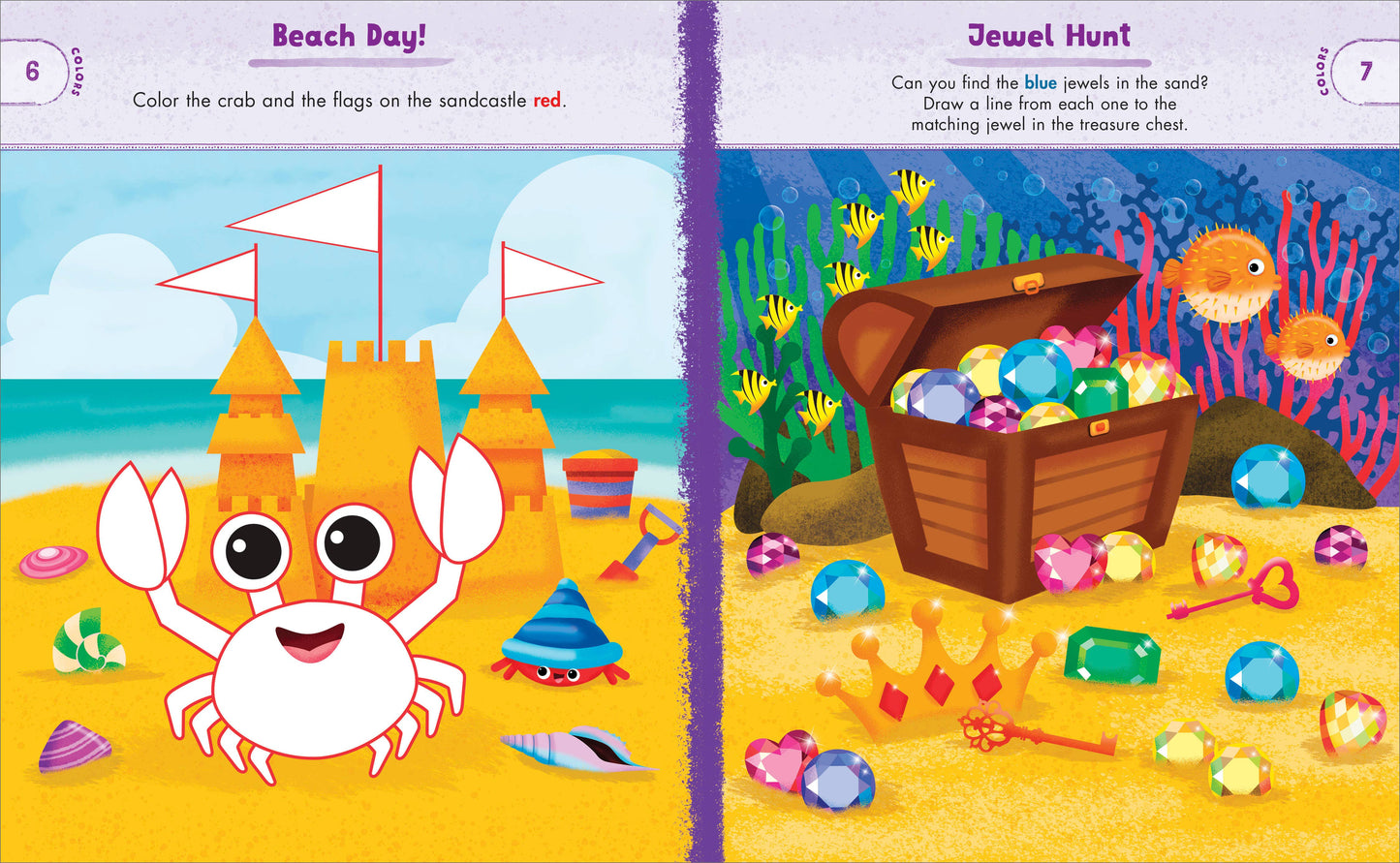 Ocean Animals Preschool Activity Book